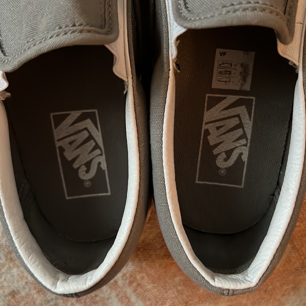 Womens grey Vans size 7.5 - Picture 4 of 6
